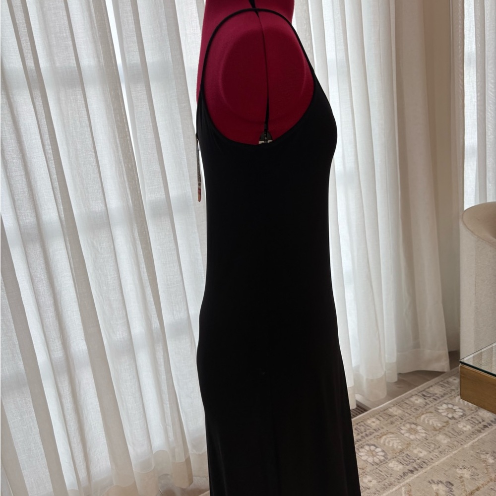 Chic Black Strapless Dress - Picture 3 of 6